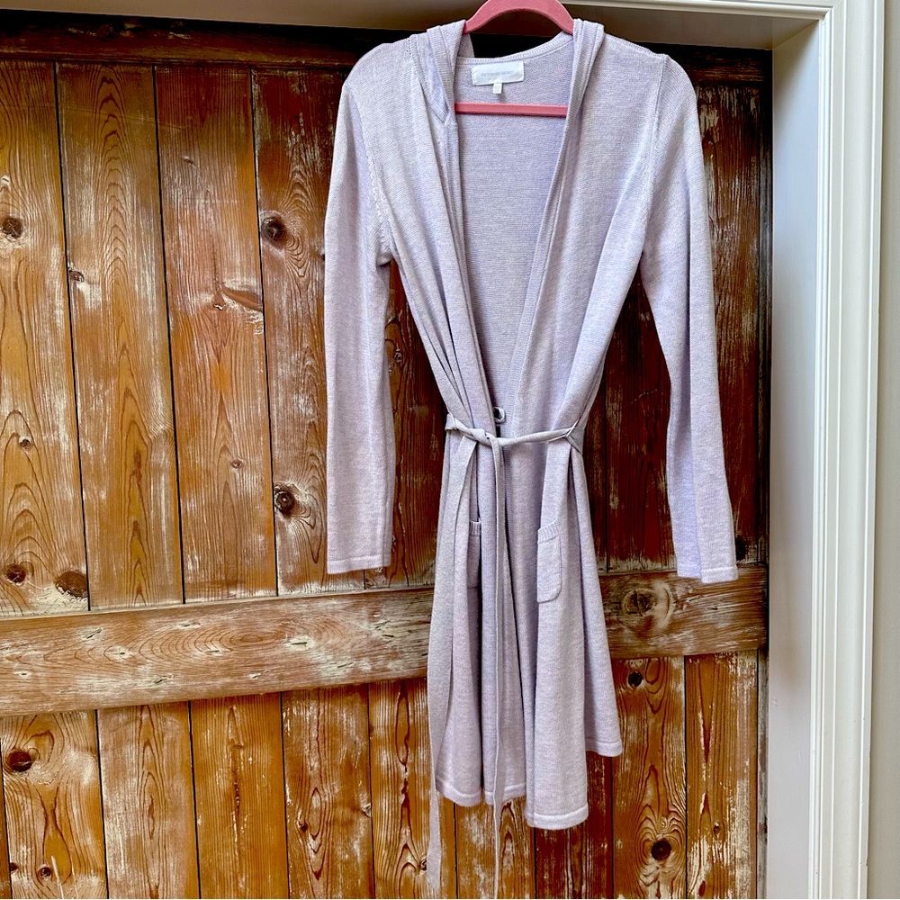 Victoria's Secret Light Lavender Hooded Robe